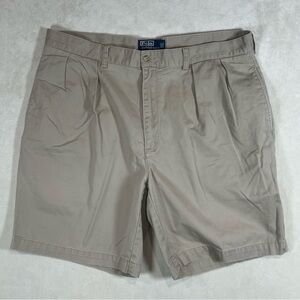 Polo Ralph Lauren 38W Tyler Short Men's Beige Flat Front Shorts
